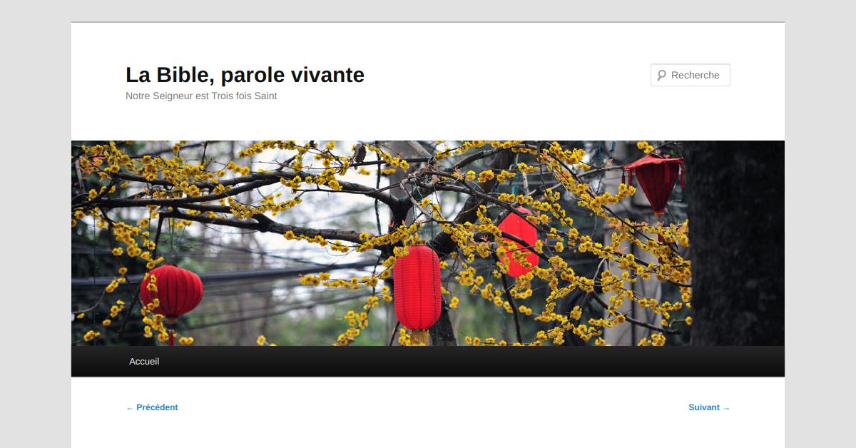 CONNAITRE LA VOLONTE DE DIEU La Bible, parole vivante